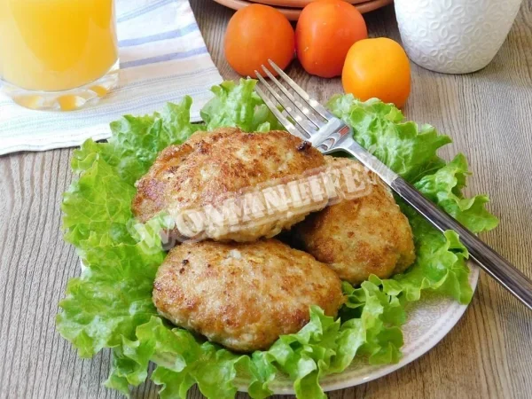 Котлети з кабачків з фаршем