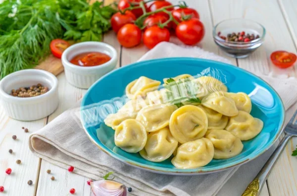 Пельмені з мармурової яловичини