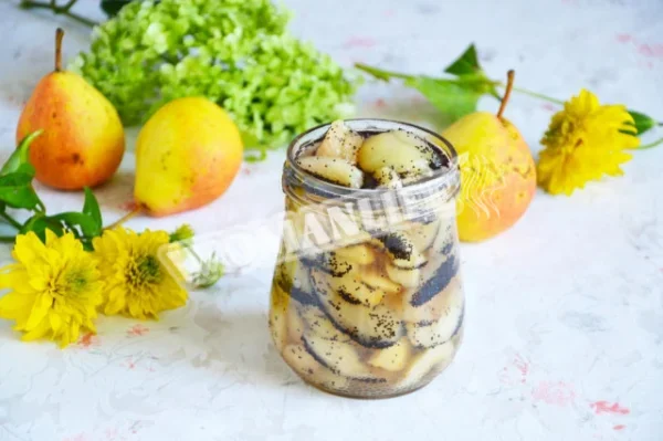 Варення з груш з маком
