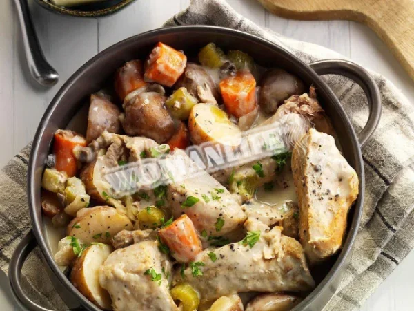 Свинячі ребра з овочами