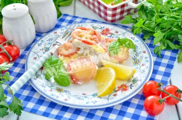 Філе минтая з сиром в духовці