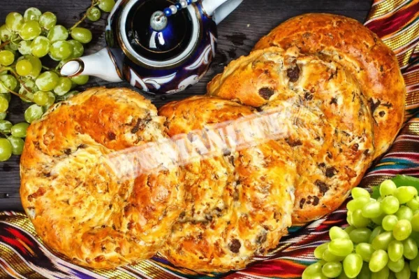 Узбецька коржик з фаршем