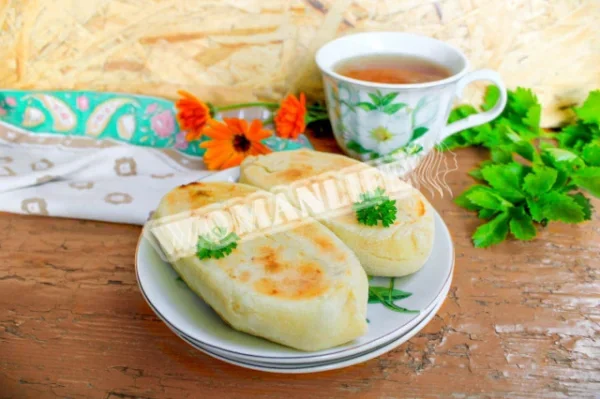 Смажені пиріжки на сухій сковороді