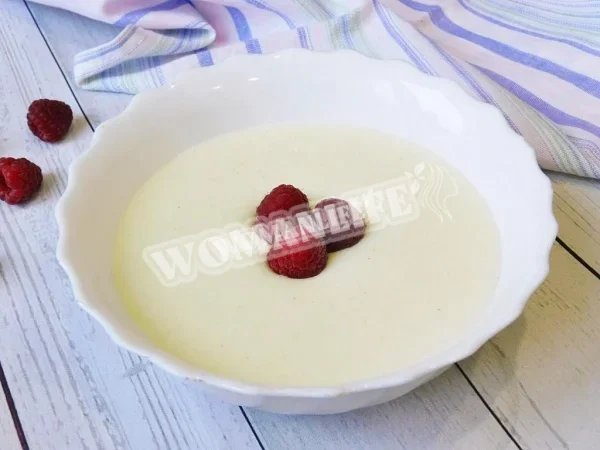 Густа манна каша на молоці
