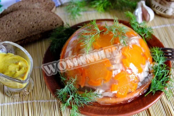 Курячий холодець з желатином