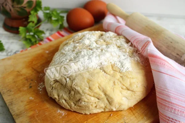 Тісто для курки на маргарині та кефірі