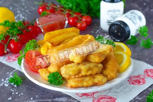 Риба в клярі з майонезом