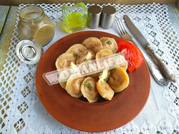 Вареники з грибами