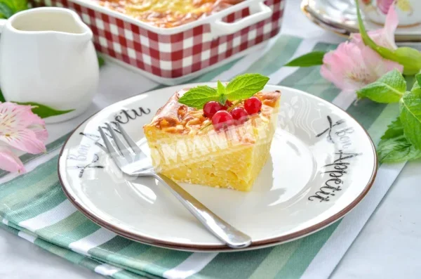 Лапшевник з сиром в духовці