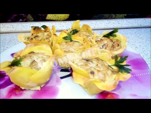 Картопляні кошики з куркою, просто і оригінально