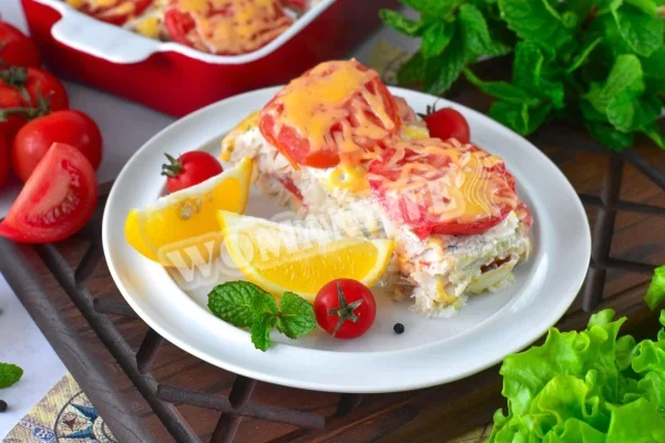 Філе хека, запечене в духовці