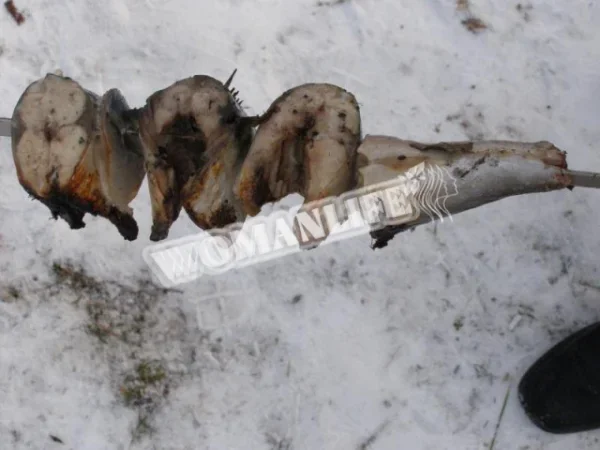 Шашлик зі скумбрії на мінеральній воді