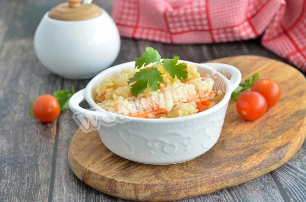 Овочевий плов з овочами