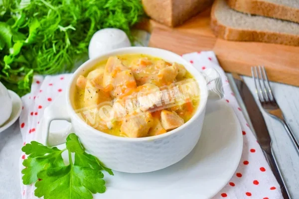 Соус з курячого філе