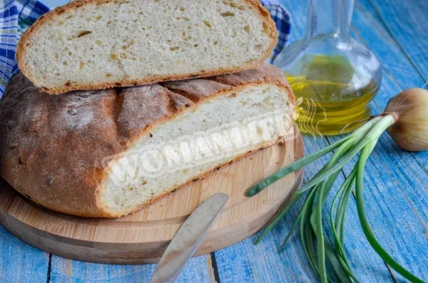 Цибулевий хліб в духовці