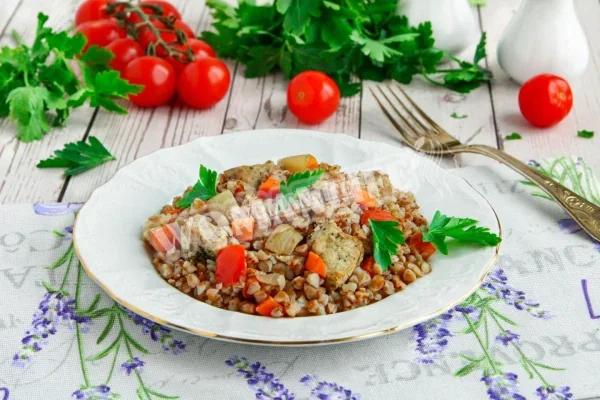 Гречка по-купецьки в духовці