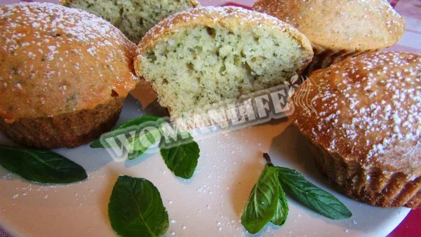 Мятные кексы