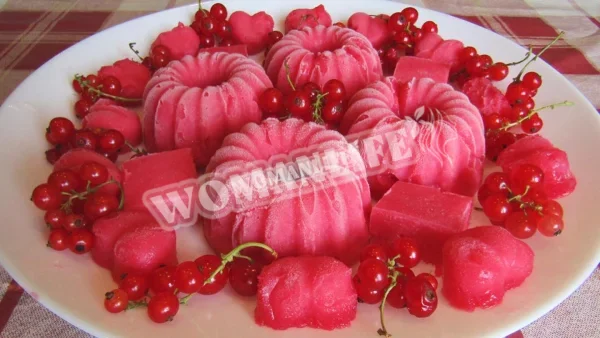 Желе з червоної смородини з агар-агаром