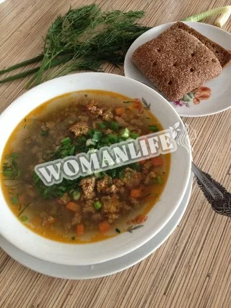 Суп маш з морквою і цибулею Маш-хур