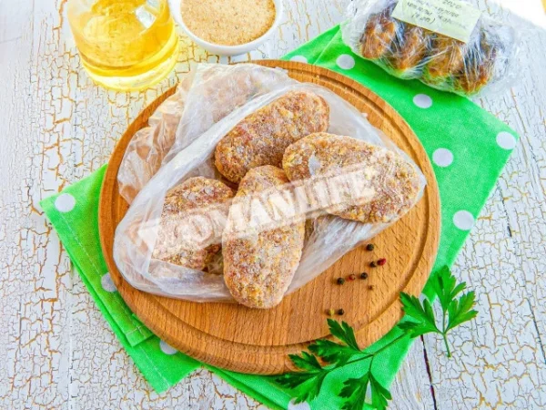 Як заморозити котлети