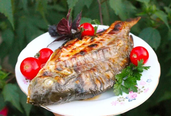 Короп на мангалі на мангалі