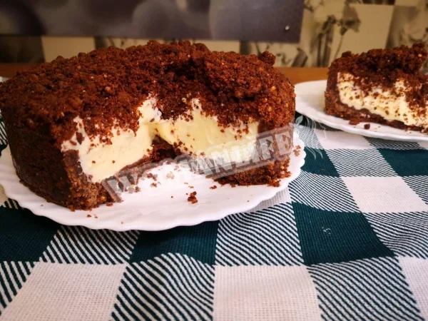 Печиво без випічки сметанне з крохмальним кремом