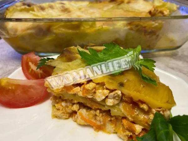 Капустяна ПП лазанья