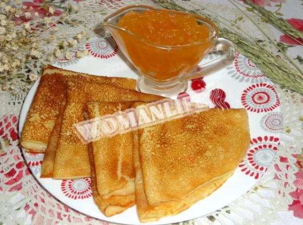 Млинці на ряжанці
