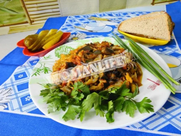Пісне вегетаріанське рагу з овочами