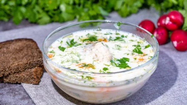 Суп з сирною куркою і картоплею