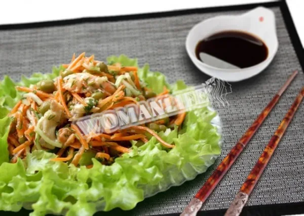 Хе з коропом дайконом і кунжутом