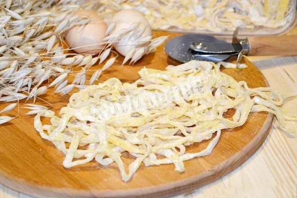 Яєчна локшина в хлібопічці