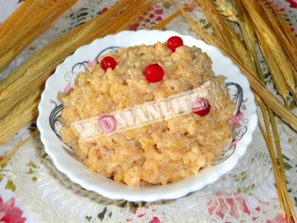 Булгур з молоком