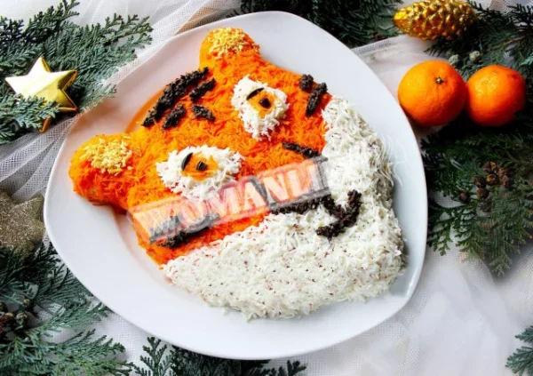 Салат Тигр з куркою