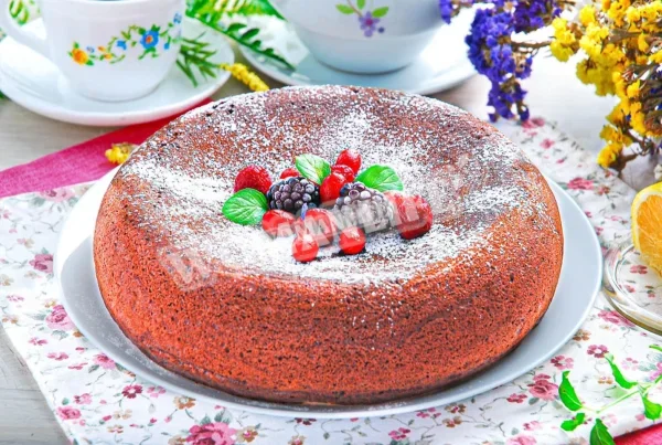Пиріг з сиром в мультиварці