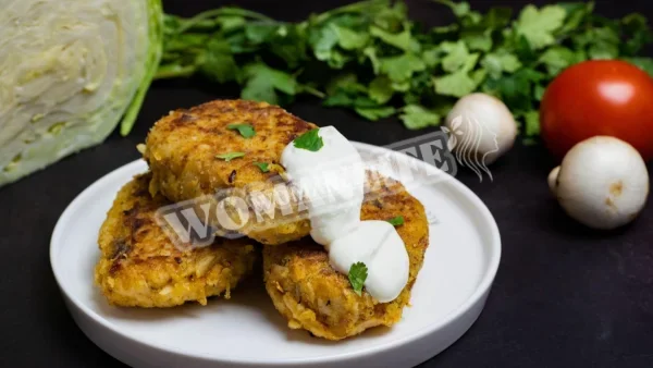 Капустяні котлети з грибами і спеціями
