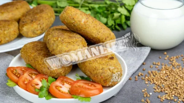 Котлети гречані з овочами