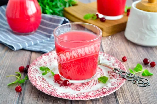 Заморожене желе з журавлини