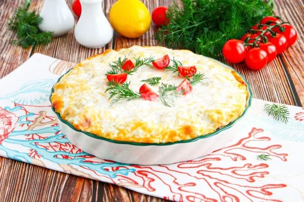 Пиріг з рибних консервів