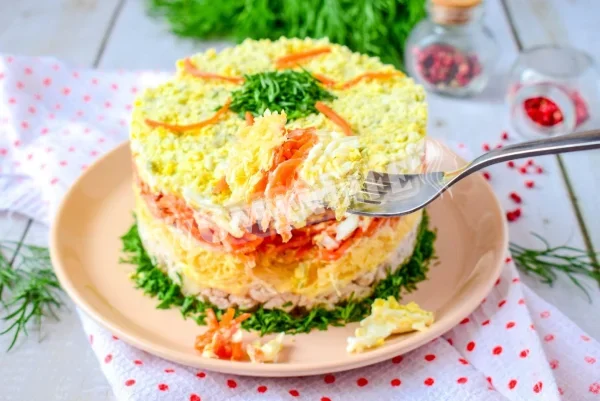 Морквяний салат з куркою по-корейськи