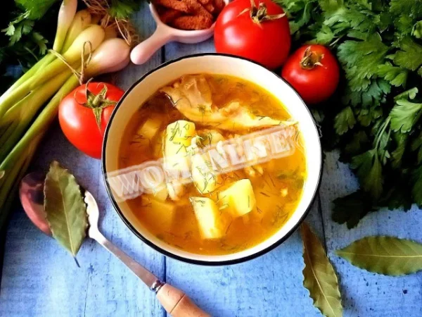 Курячий суп з ячменем