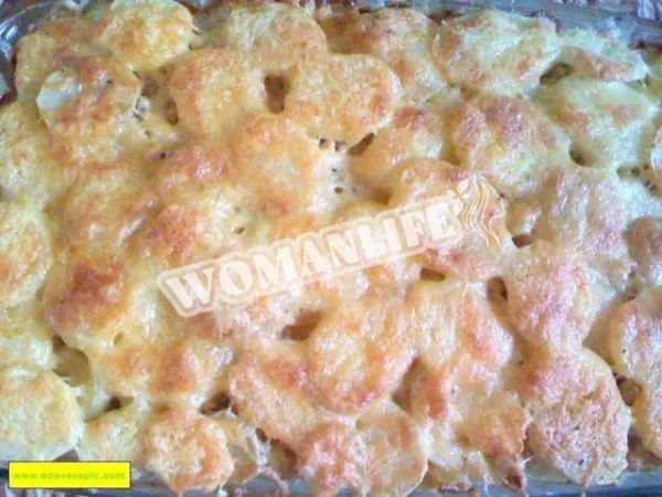Картопляна запіканка з м'ясом індички