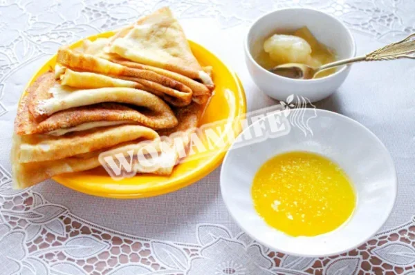 Млинці на кислому молоці