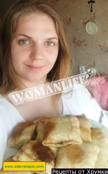 Млинці з куркою на молоці