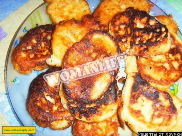 Оладки з кабачків на кефірі
