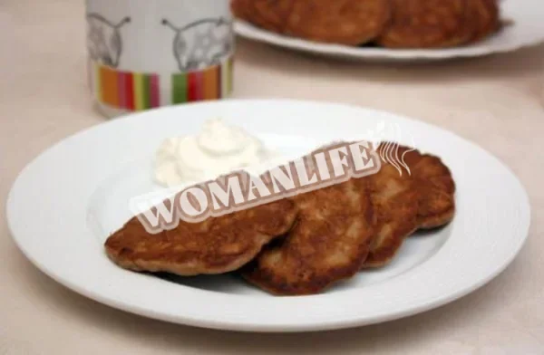 Оладки з яловичої печінки