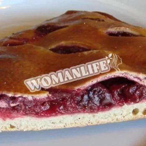 Сливовий пиріг закритий