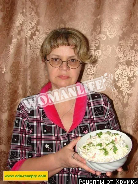Салат ананас селера капуста крабові палички
