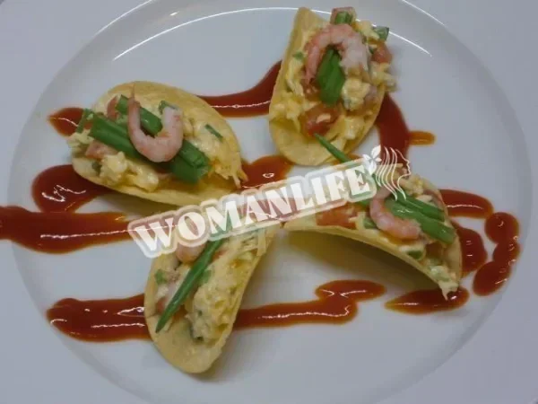Канапе для фуршету з чіпсами