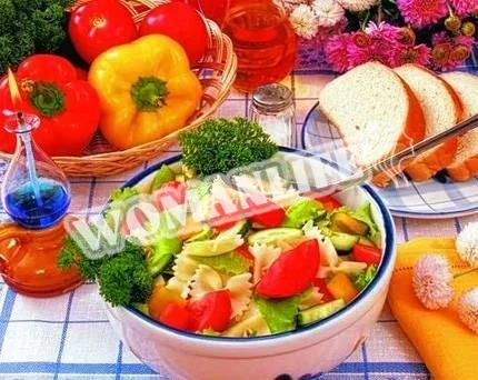 Італійський салат з макаронами